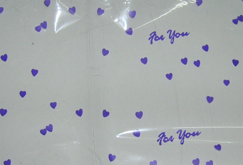 Carta da regalo in cellophane CWP006